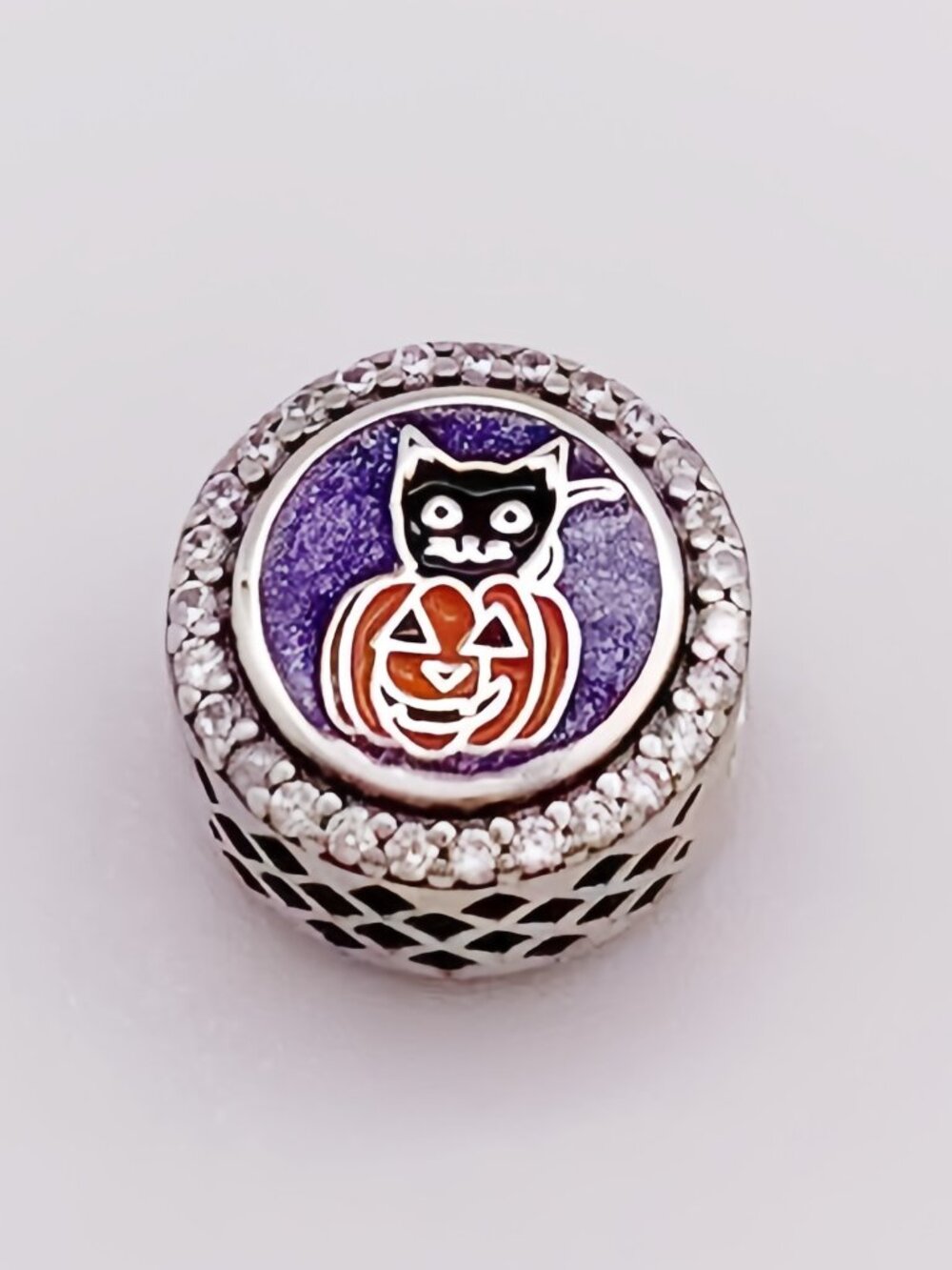 Pandora GREAT SMOKY MTNS Pumpkin Charm Bead